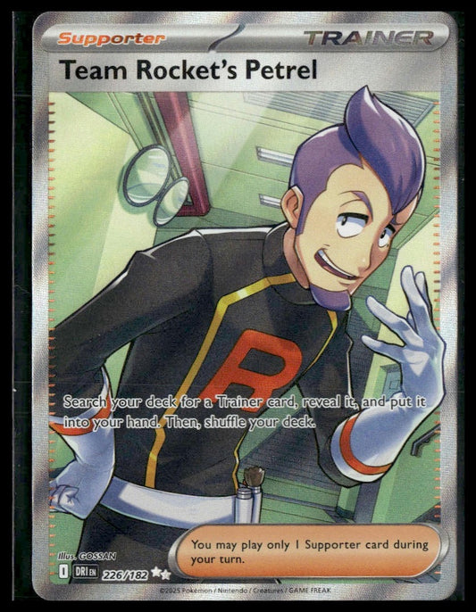 Team Rocket's Petrel #226/182 Destined Rivals VLP