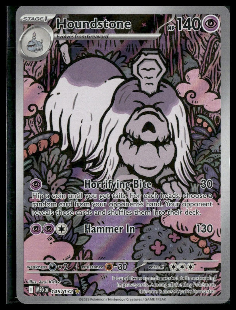 Houndstone #145/132 Mega Evolution VLP