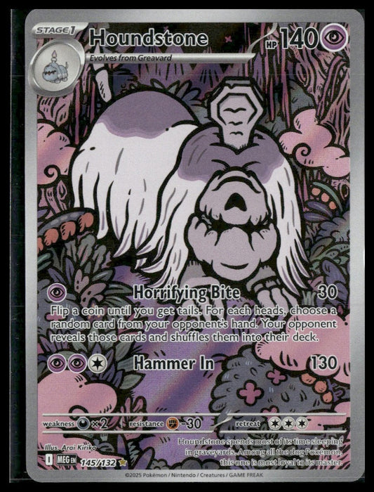 Houndstone #145/132 Mega Evolution VLP