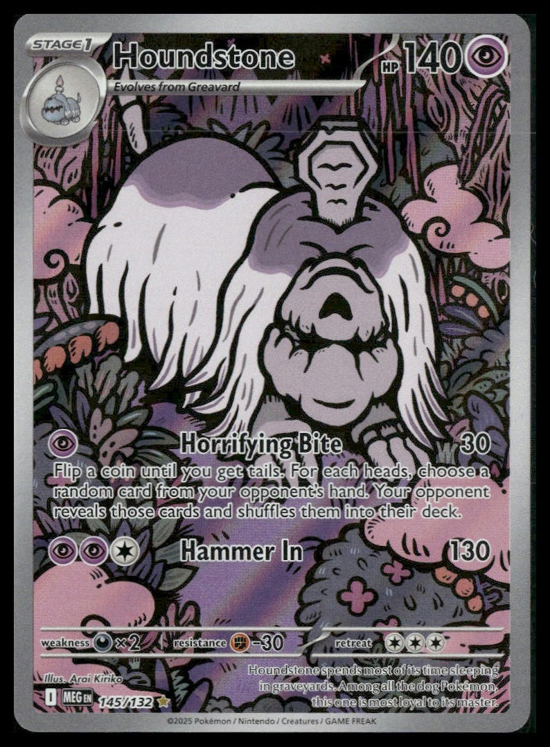 Houndstone #145/132 Mega Evolution VLP