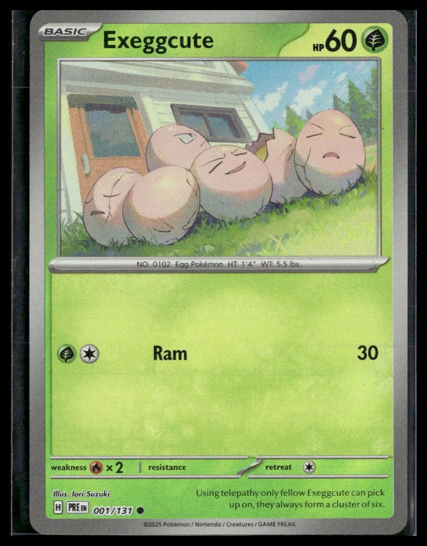 Exeggcute (Master Ball) #001/131 Prismatic Evolutions VLP