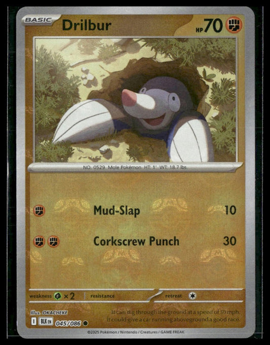 Drilbur (Master Ball) #045/086 Black Bolt VLP