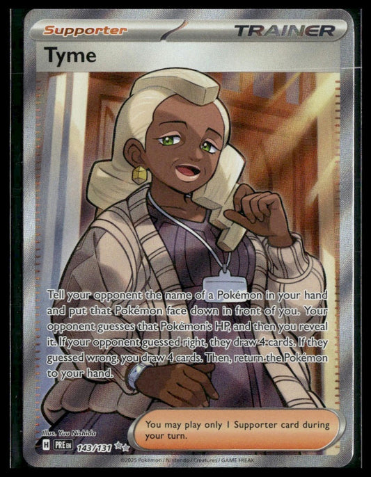 Tyme #143/131 Prismatic Evolutions NM