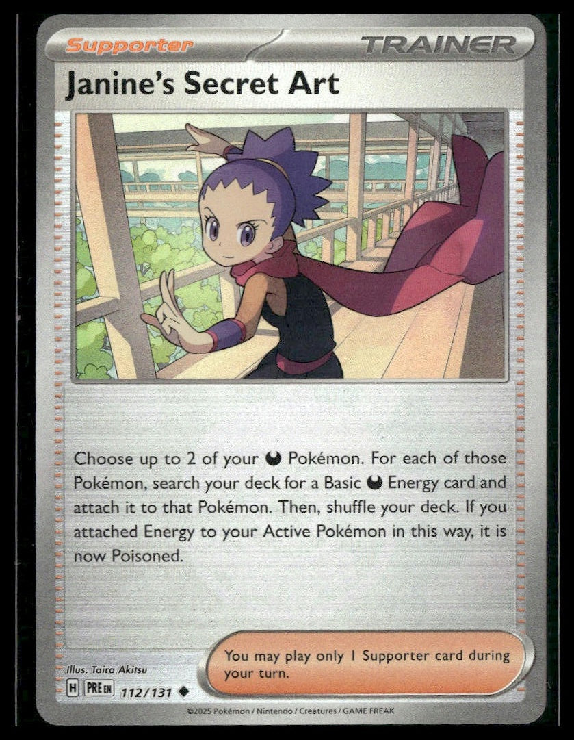 Janine's Secret Art (Poke Ball) #112/131 Prismatic Evolutions VLP