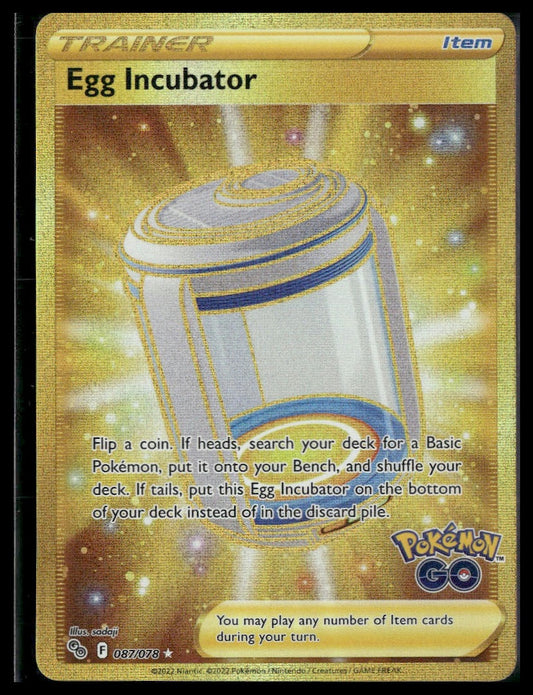 Egg Incubator (Secret) #087/078 Pokemon GO NM