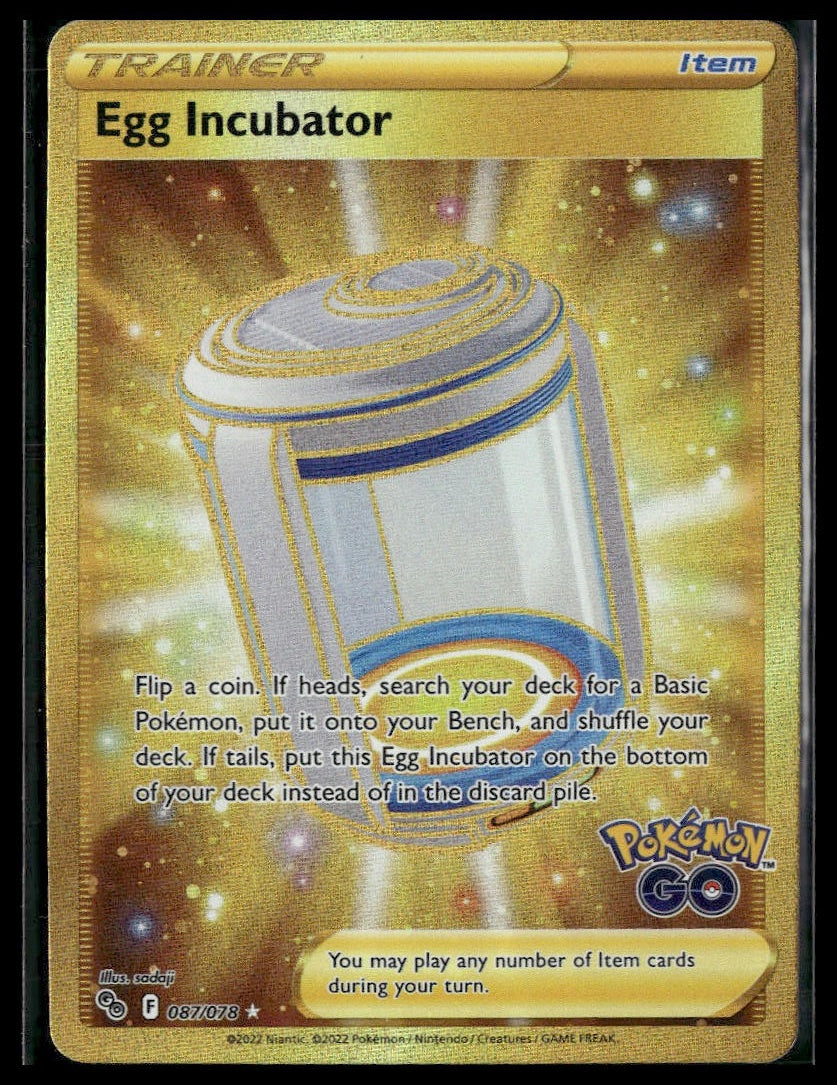 Egg Incubator (Secret) #087/078 Pokemon GO NM