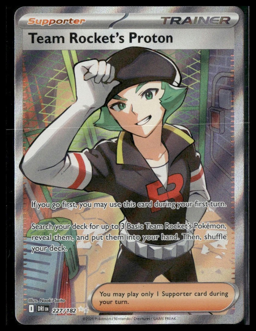 Team Rocket's Proton #227/182 Destined Rivals VLP