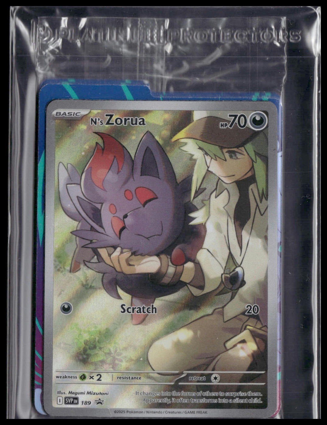 N's Zorua #189 SEALED Journey Together ETB Promo NM