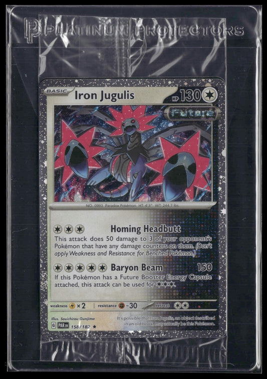 Iron Jugulis #158/182 SEALED Cosmos Holo Paradox Rift Promo NM