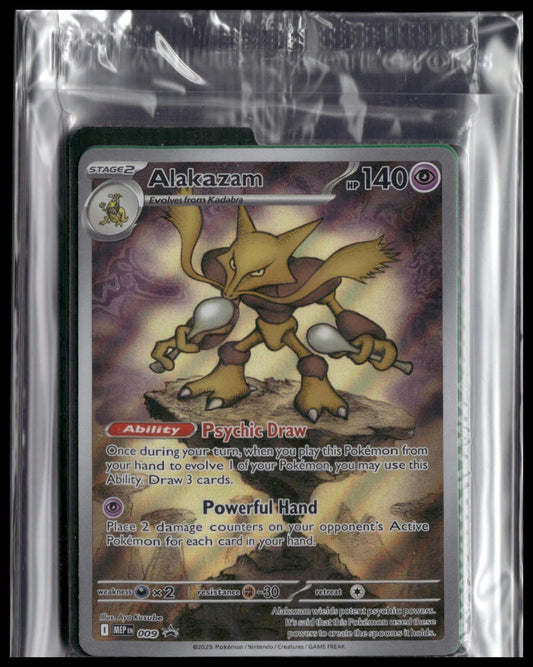 Alakazam #9 SEALED Mega Evolution ETB [Gardevoir] Promo NM
