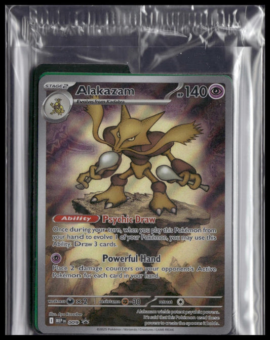 Alakazam #9 SEALED Mega Evolution ETB [Gardevoir] Promo NM