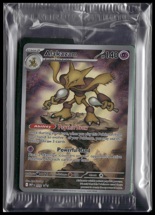 Alakazam #9 SEALED Mega Evolution ETB [Gardevoir] Promo NM