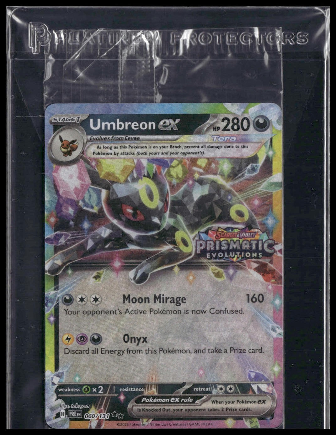 Umbreon ex #060/131 SEALED Prismatic Evolutions Surprise Box Promo NM