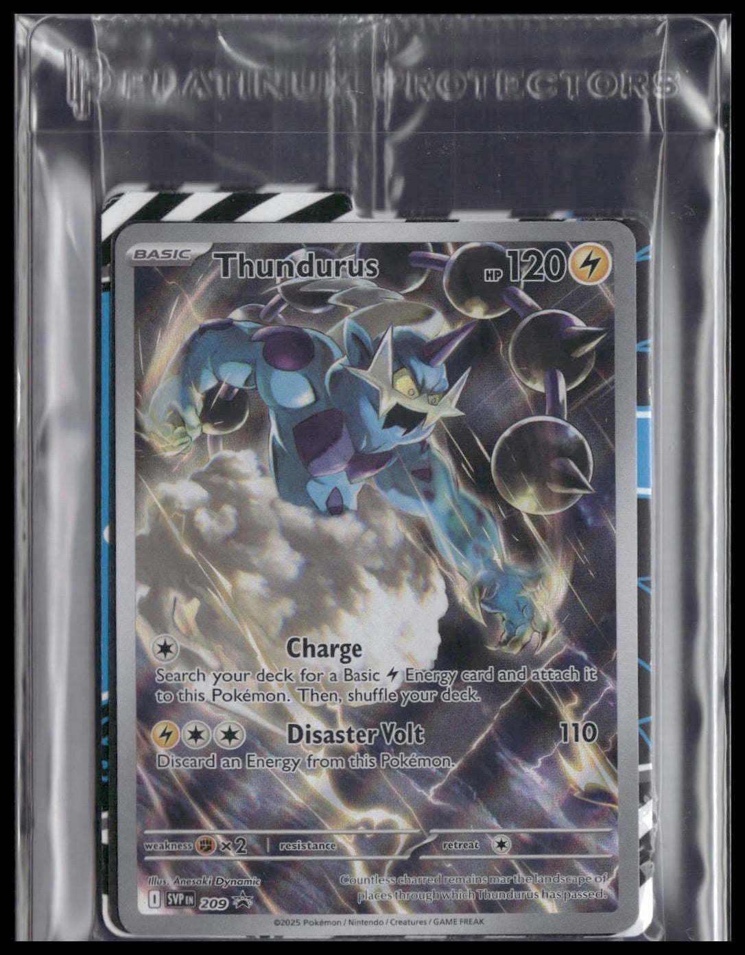 Thundurus #209 SEALED Black Bolt ETB Promo NM
