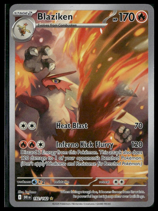 Blaziken #192/182 Destined Rivals VLP
