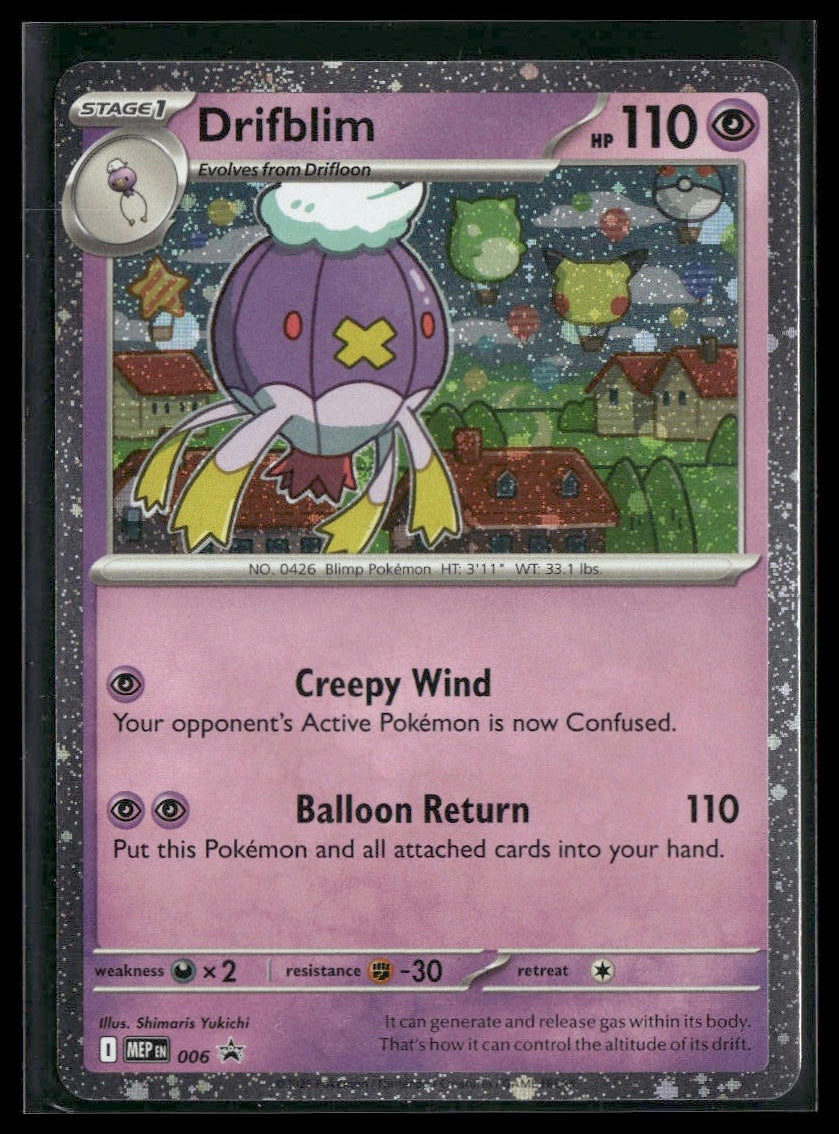 Drifblim #6 Mega Evolution Blister Promo VLP