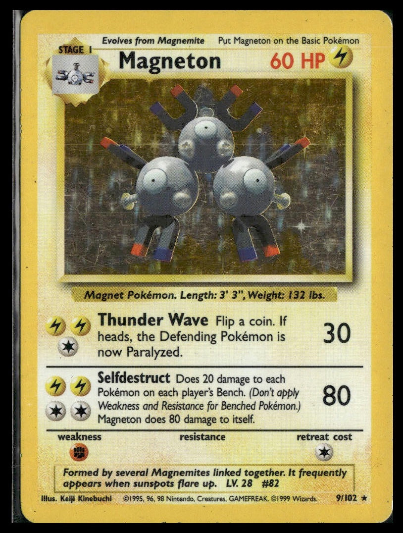 Magneton #009/102 Base Set MP