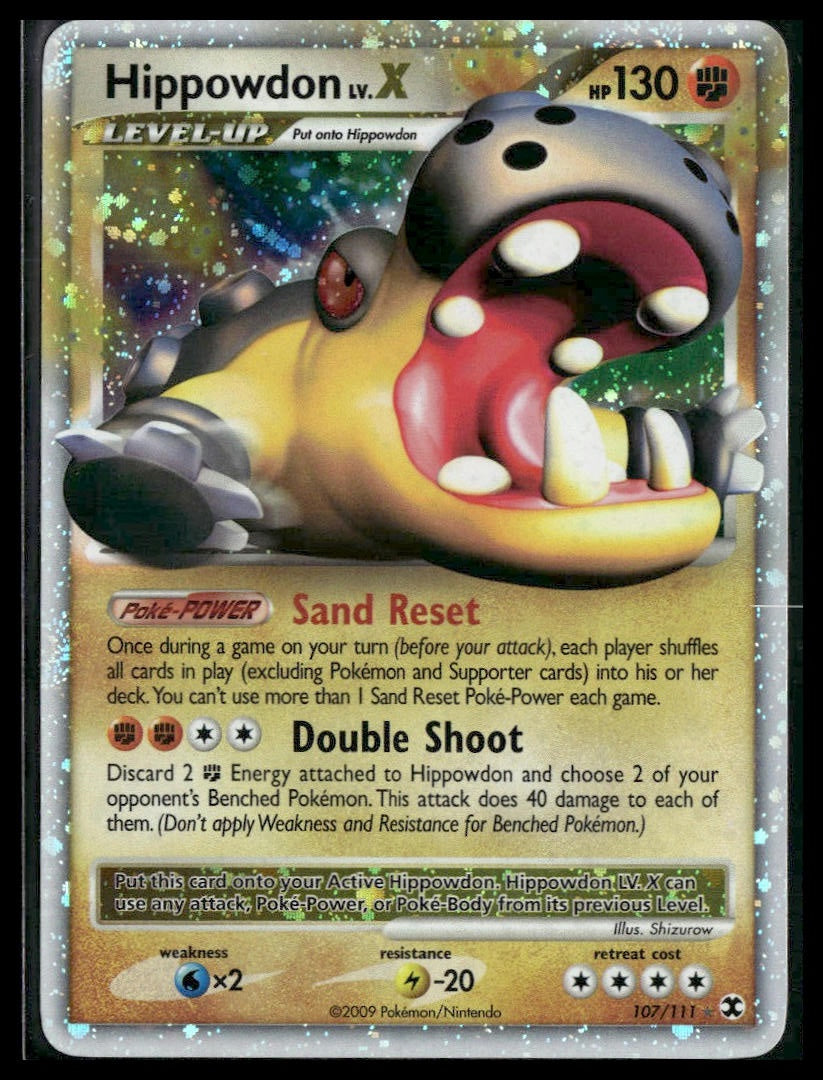 Hippowdon Lv.X #107/111 Rising Rivals VLP