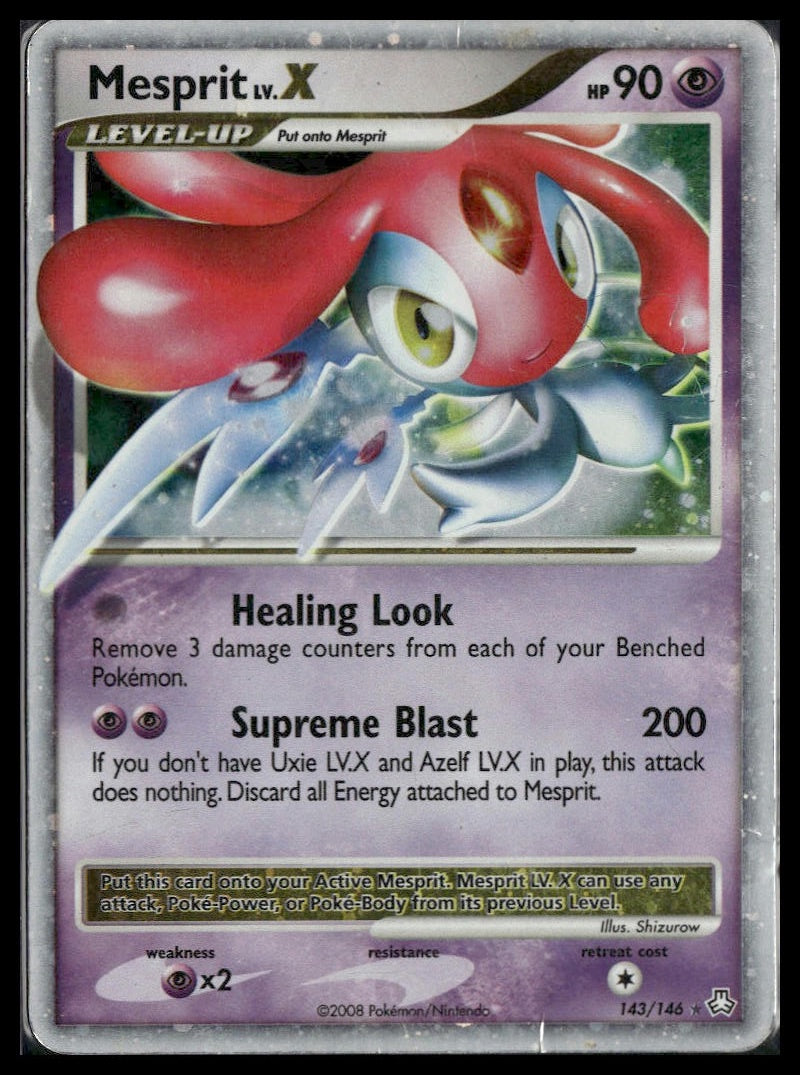 Mesprit LV.X #143/146 Legends Awakened HP