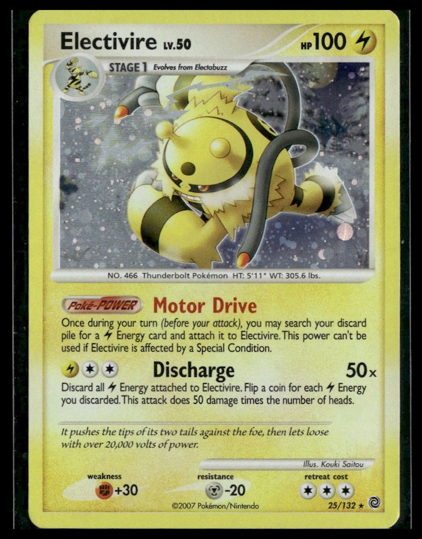 Electivire #25/132 Secret Wonders LP
