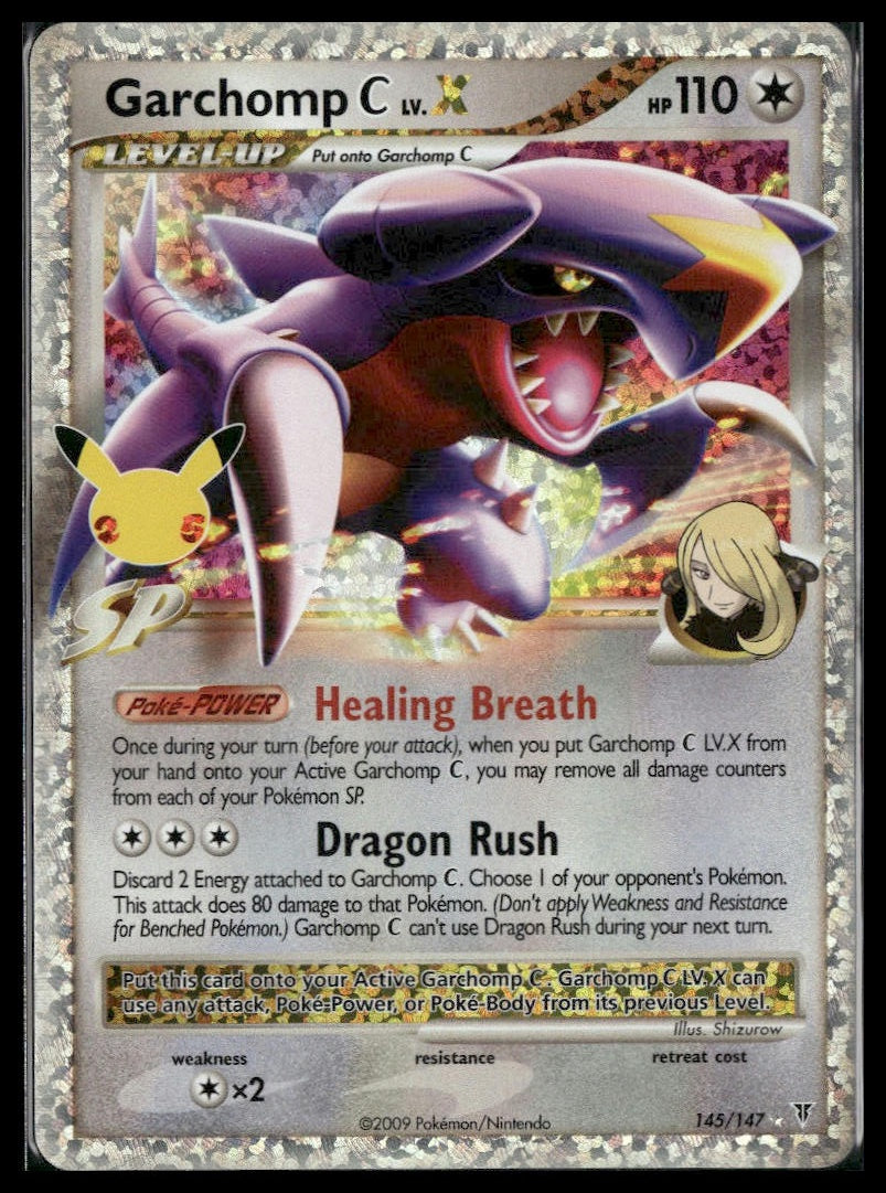 Garchomp C LV.X #145/147 Celebrations: Classic Collection VLP