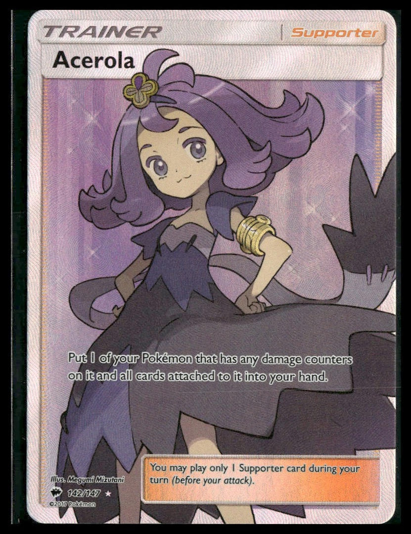 Acerola (Full Art) #142/147 SM - Burning Shadows LP
