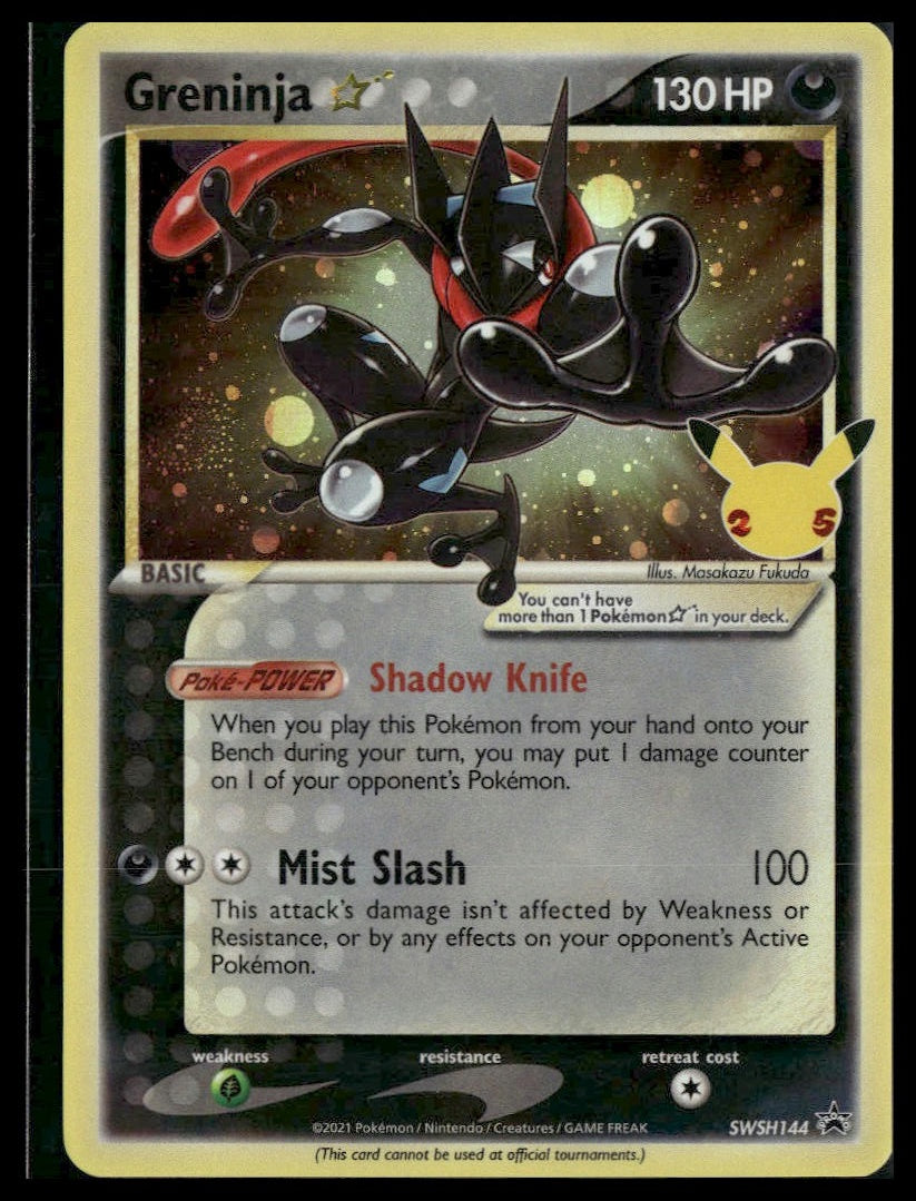 Greninja Star #SWSH144 Celebrations ETB Promo VLP