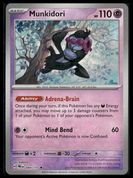 Munkidori (Master Ball) #44/131 Prismatic Evolutions VLP
