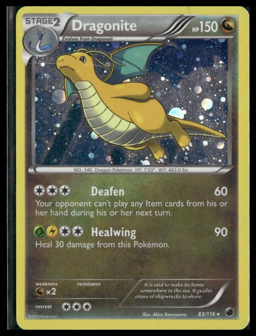 Dragonite #083/116 Cosmos Holo Plasma Freeze MP