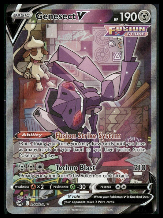Genesect V (Alt Art) #255/264 Fusion Strike MP