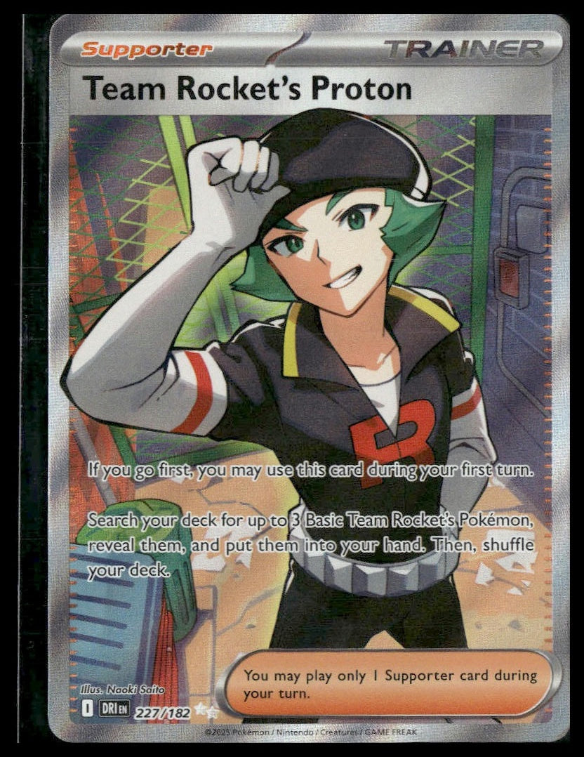 Team Rocket's Proton #227/182 Destined Rivals NM
