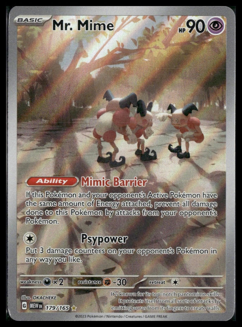 Mr. Mime #179/165 Scarlet & Violet 151 VLP