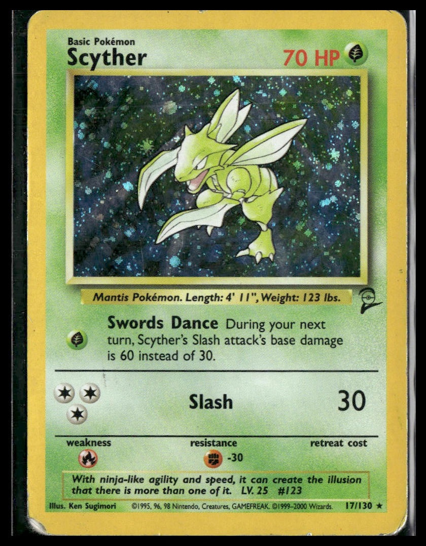 Scyther #017/130 Base Set 2 HP