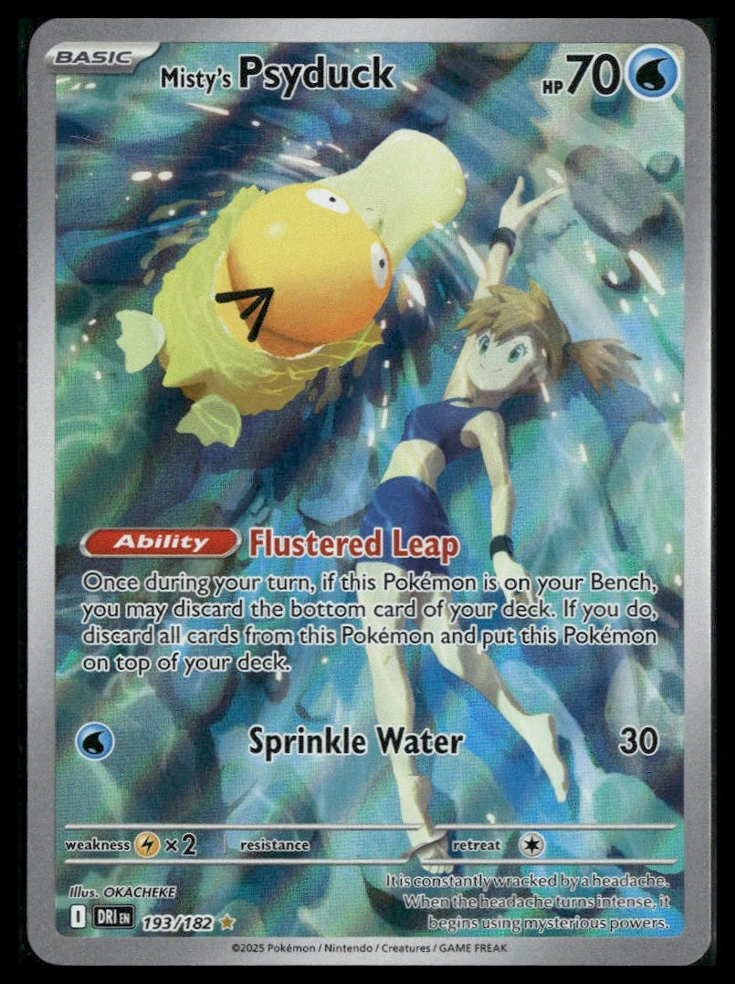 Misty's Psyduck #193/182 Destined Rivals VLP