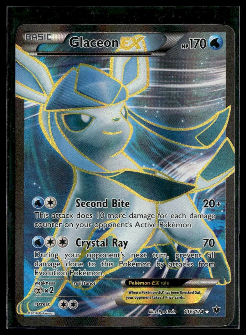 Glaceon EX (Full Art) #116/124 XY - Fates Collide LP