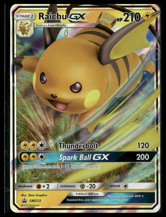 Raichu GX #SM213 SM Promos NM