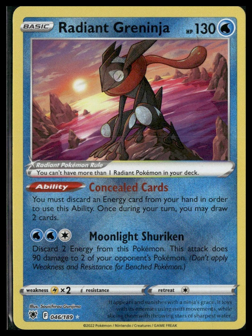Radiant Greninja #046/189 Astral Radiance NM