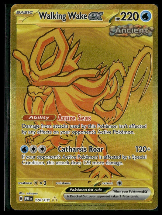 Walking Wake ex #178/131 Prismatic Evolutions NM
