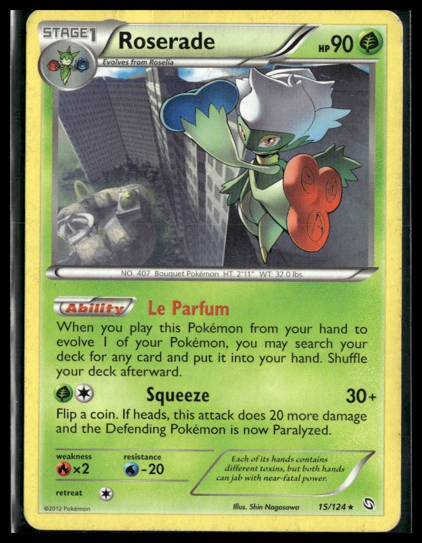 Roserade #15/124 Dragons Exalted MP