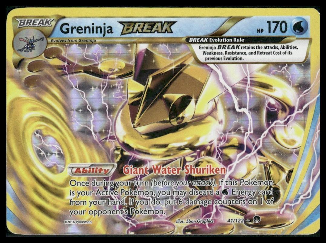 Greninja BREAK #41/122 XY - BREAKpoint MP
