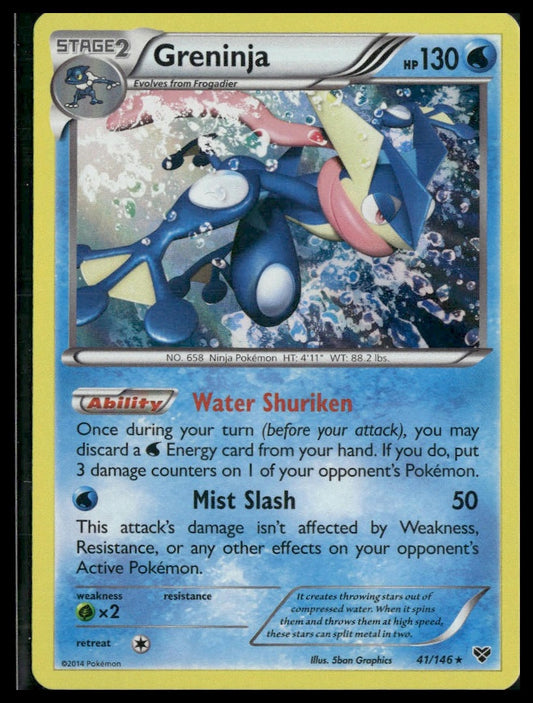 Greninja #41/146 XY Base Set MP