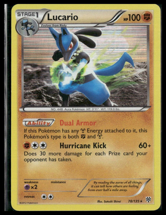 Lucario #78/135 Plasma Storm MP