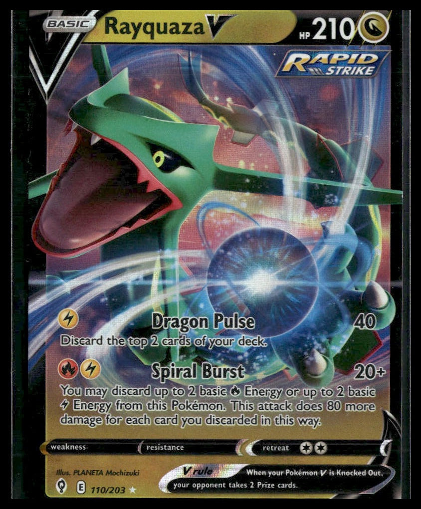 Rayquaza V #110/203 Evolving Skies VLP