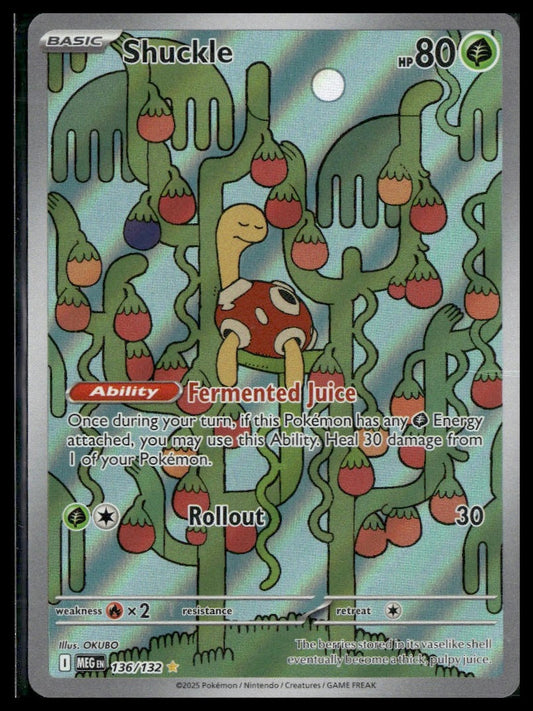 Shuckle #136/132 Mega Evolution NM