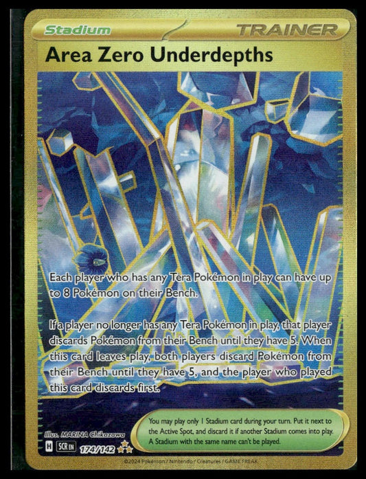 Area Zero Underdepths #174/142 Stellar Crown NM