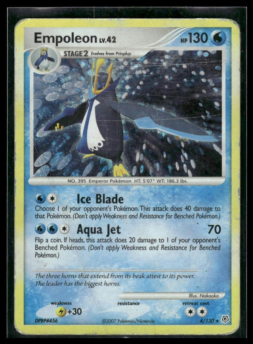 Empoleon #4/130 Diamond and Pearl HP/DMG