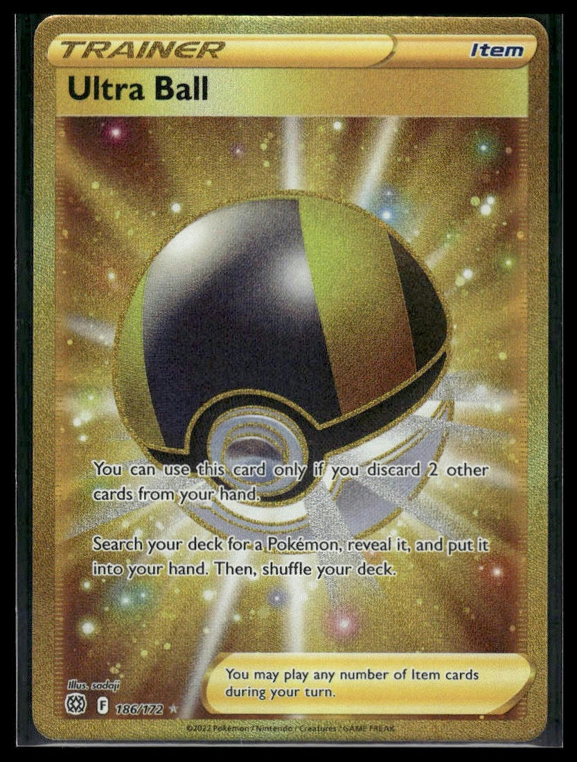 Ultra Ball (Secret) #186/172 Brilliant Stars NM