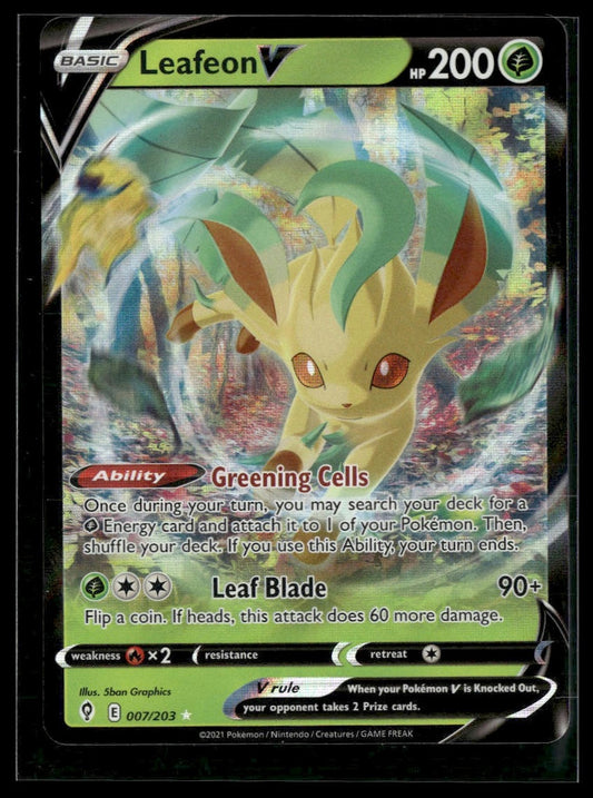 Leafeon V #007/203 Evolving Skies VLP