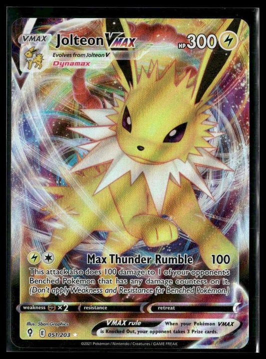 Jolteon VMAX #051/203 Evolving Skies NM