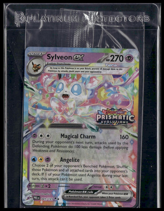 Sylveon ex #041/131 SEALED Prismatic Evolutions Surprise Box Promo NM